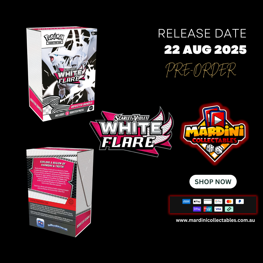 Pokmon TCG Scarlet & Violet - White Flare Booster Bundle Mardini Collectables Pokmon TCG Scarlet & Violet - White Flare Booster Bundle Mardini Collectables