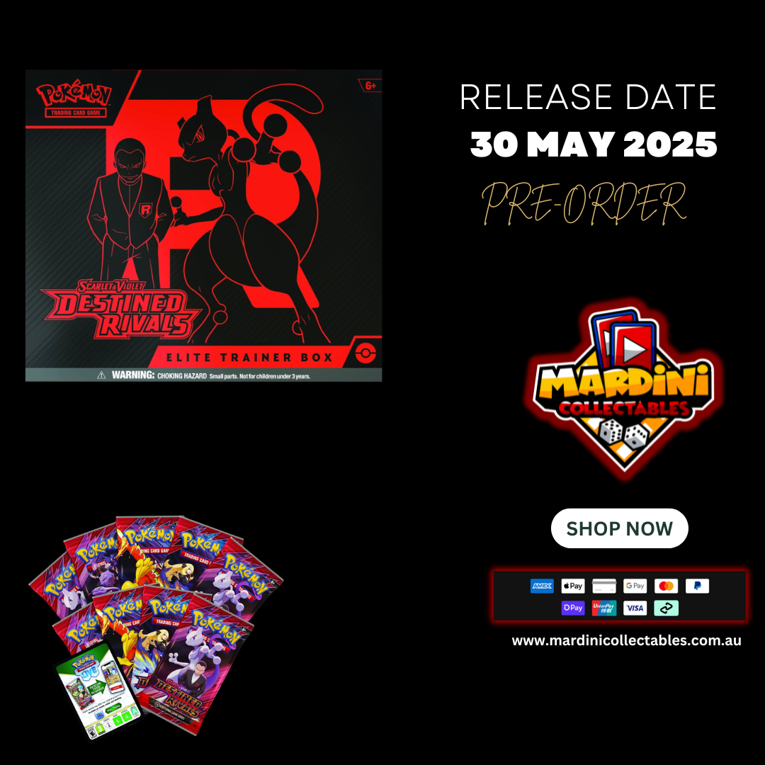 PRE-ORDER] Pokemon TCG Scarlet & Violet Destined Rivals Elite Trainer –  Mardini Collectables