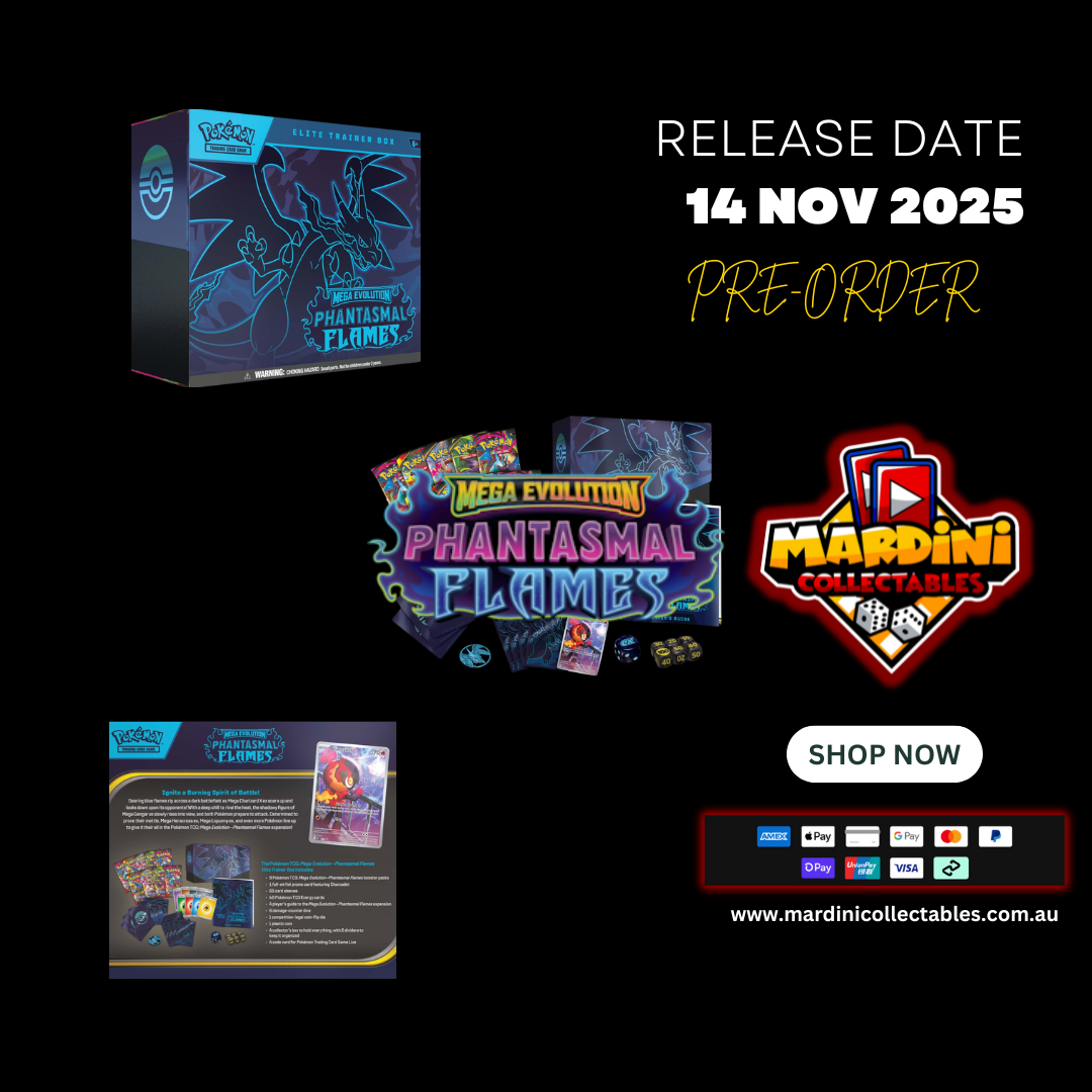 Pokmon Trading Card Game Mega Evolution - Elite Trainer Box ETB Mardini Collectables Pokmon Trading Card Game Mega Evolution - Elite Trainer Box ETB Mardini Collectables