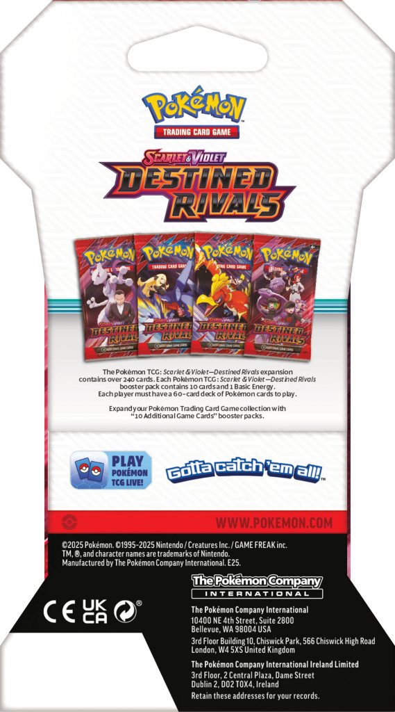 [PRE-ORDER] Pokemon TCG Scarlet & Violet Destined Rivals Blisters