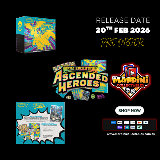 [Pre-Order] Pokémon TCG Mega Evolution Ascended Heroes Elite Trainer Box