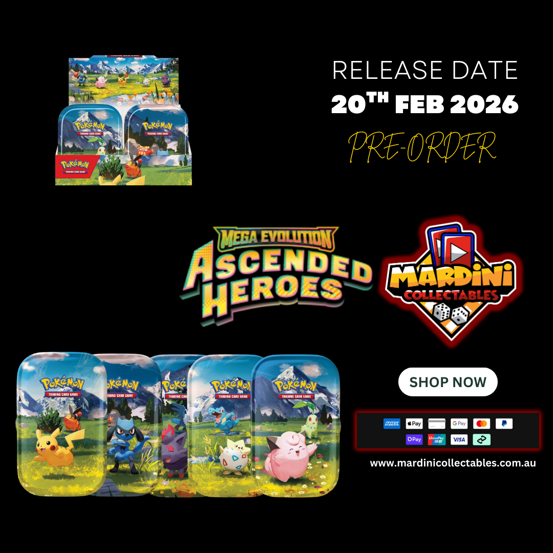 [Pre-Order] Pokémon TCG Mega Evolution Ascended Heroes Mini Tin