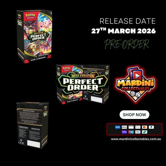 [Pre-Order] Pokémon TCG Mega Evolution ME03 Perfect Order Booster Bundle