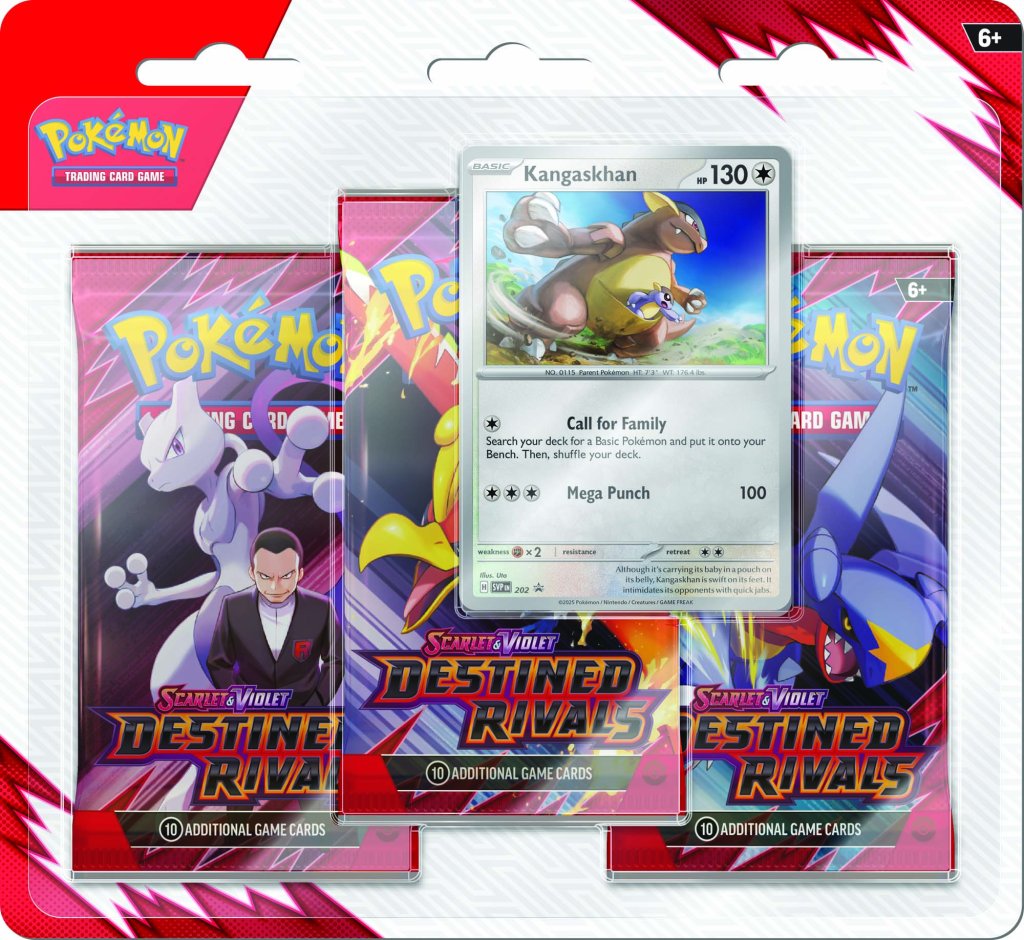[PRE-ORDER] Pokemon TCG Scarlet & Violet Destined Rivals Three booster blister